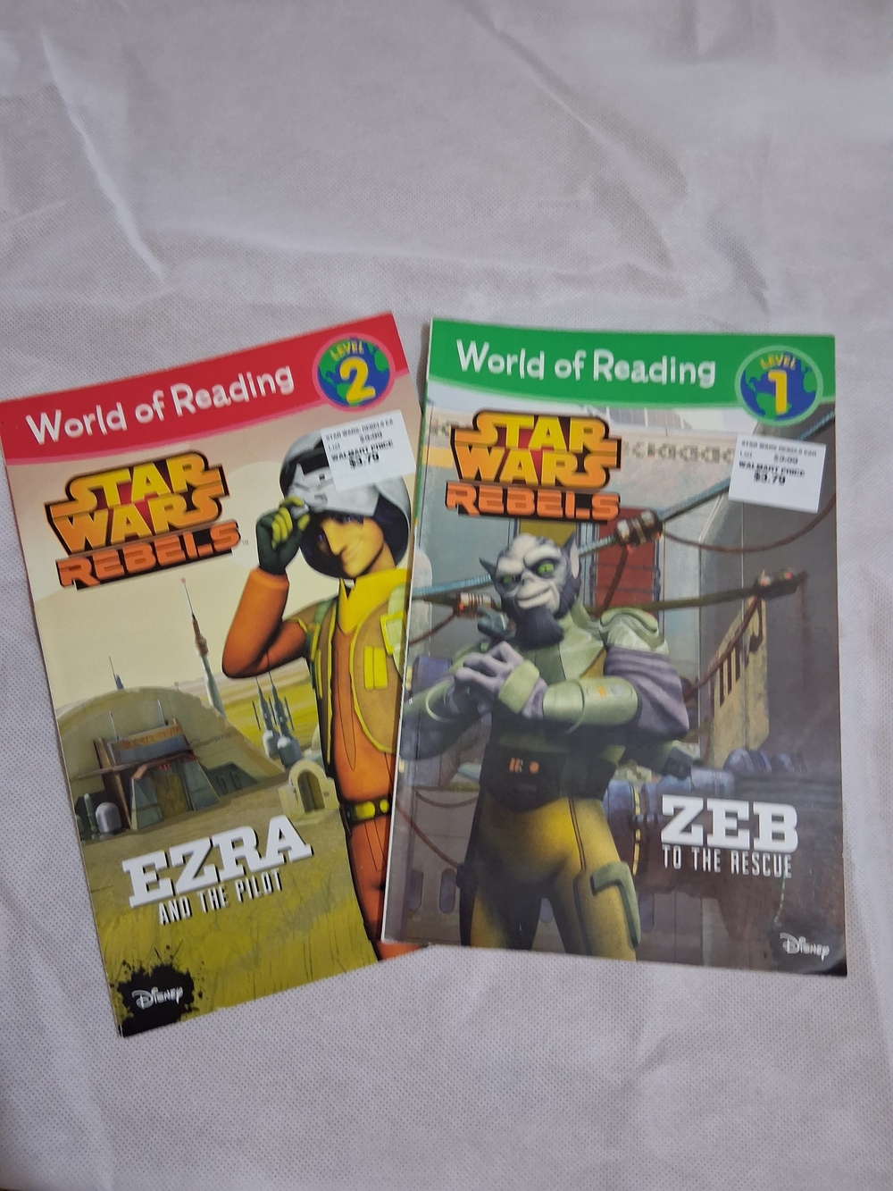 Disney Star Wars Rebels Early Reader Books - Green & Red Covers